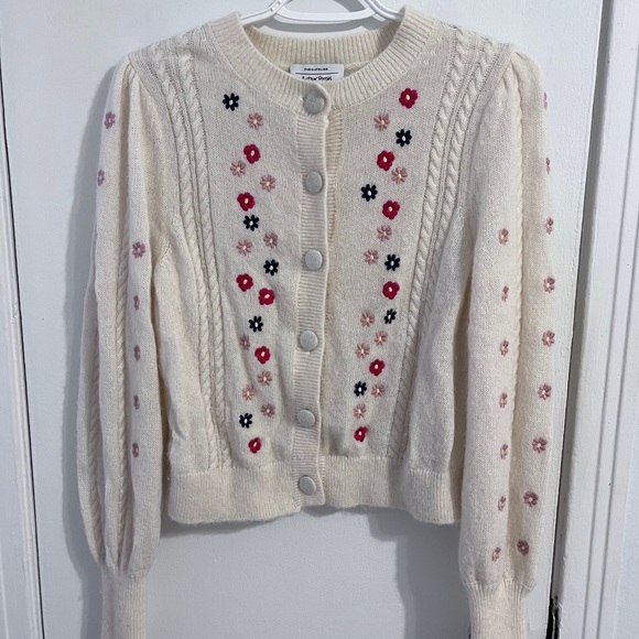 & Other Stories Floral Embroidered Cardigan - Picture 2 of 4